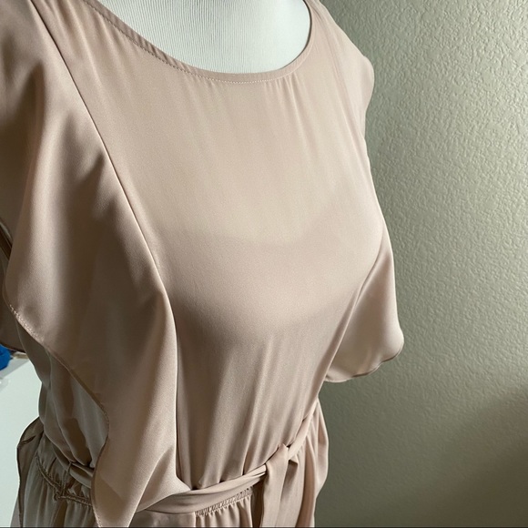 BCBGMaxazria Kollin Mauve Rose Maxi Dress Sz S - Picture 4 of 16